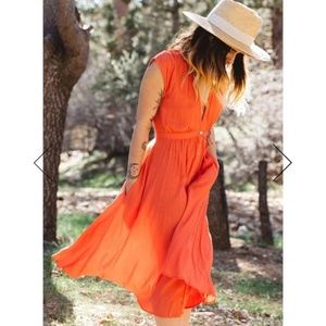 Knot Sisters Secret Garden Midi Dress
